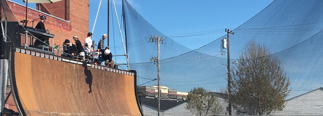 Tony Hawk Soars On SoMa Skateboard Ramp