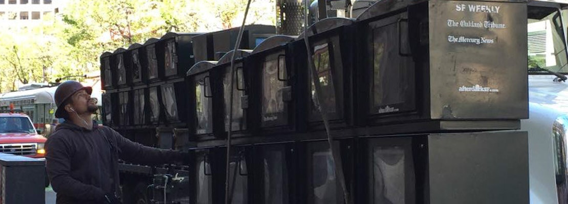 60 News Racks Being Removed To Reduce Sidewalk Clutter 60 News Racks Being Removed To Reduce Sidewalk Clutter