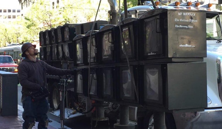 60 News Racks Being Removed To Reduce Sidewalk Clutter