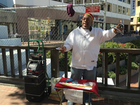 Brother Earl To Passersby: 'Come & Receive Prayer' At 5th & Market