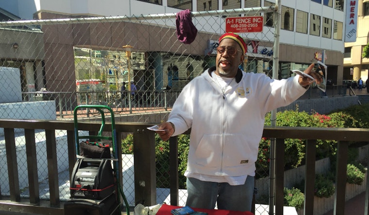 Brother Earl To Passersby: 'Come & Receive Prayer' At 5th & Market