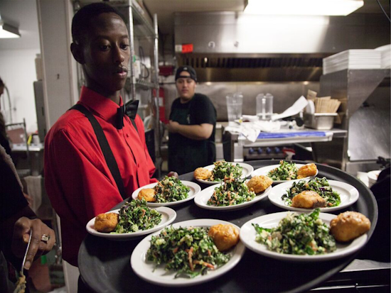 On The Menu At Bayview's Old Skool Cafe: Dinner And Supporting At-Risk Youth
