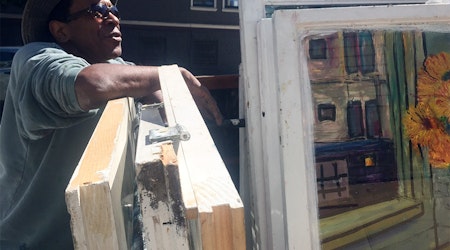 Meet Chris Duke, The Blues Musician Turning Discarded Windows Into Works Of Art