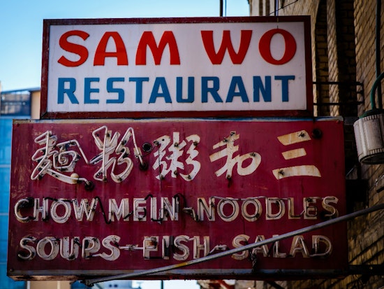 Sam Wo Getting Original Neon Sign, Late-Night Hours, Beer & Wine