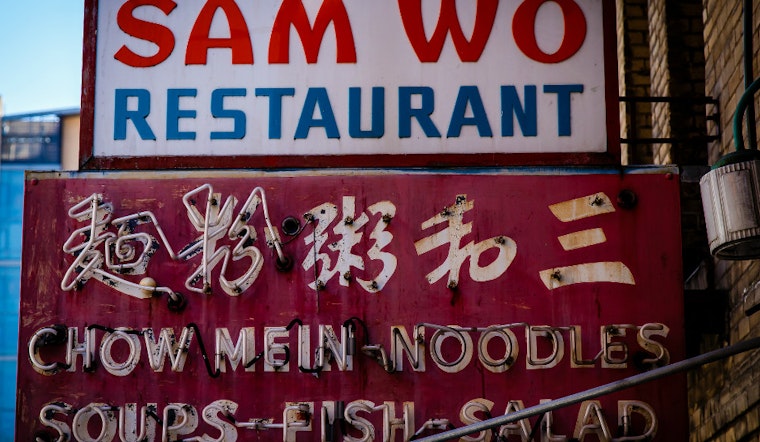 Sam Wo Getting Original Neon Sign, Late-Night Hours, Beer & Wine