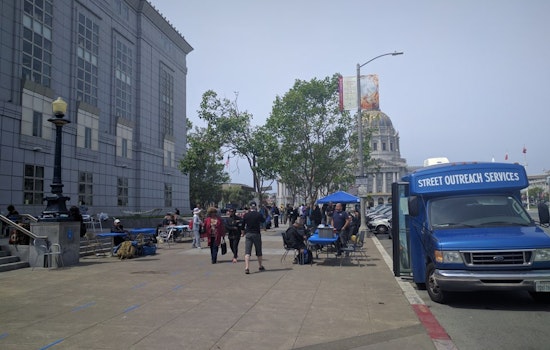 Pop-Up 'Care Village' For Homeless Residents Up & Running At Main Library