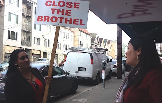 'Close the Brothel' Protesters Picket 20th Avenue's Joyous Massage