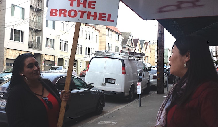 'Close the Brothel' Protesters Picket 20th Avenue's Joyous Massage