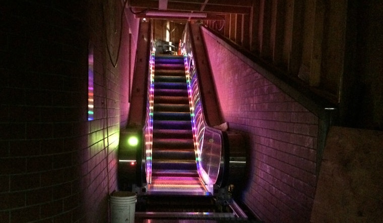 The Castro's New Rainbow Escalators Garner Mixed Reactions