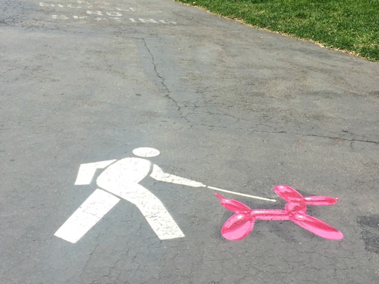 New Dog-Themed Sidewalk Art Appears In Duboce Park [Updated]