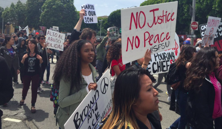 Frisco Five, Supporters March Through Mission To City Hall [Updated]