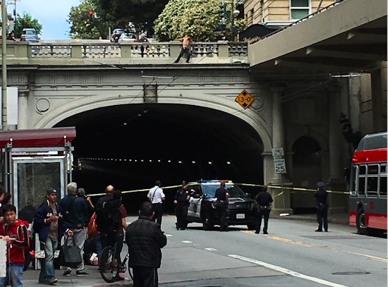 Traffic Snarled After Man Threatens To Jump From Stockton Tunnel [Updated]
