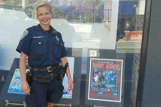 Park Station Officer Lily Prillinger Wins Haight Street Fair Poster Contest