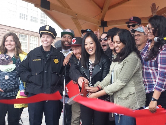 Scenes From The Opening Of New Outer Sunset Park 'Playland At 43rd Avenue'