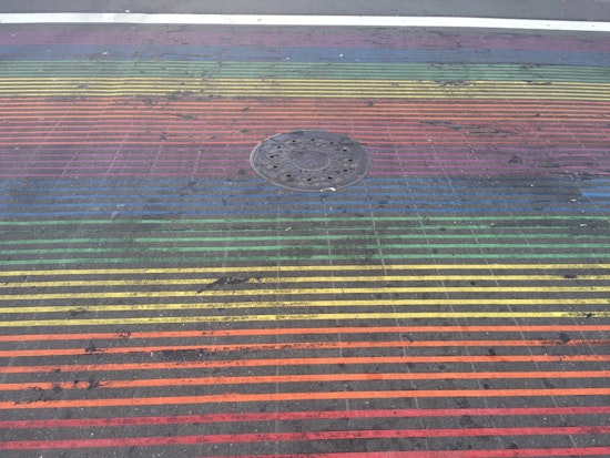 'When We Rise' Shoot Causes Damage To Castro's Rainbow Crosswalks