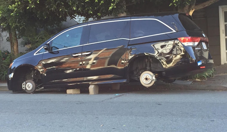 Photo: Wheels Of Misfortune At Castro & 22nd