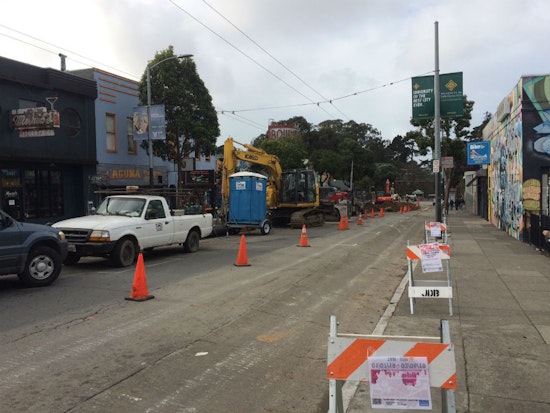 Following holiday hiatus, Upper Haight street work resumes
