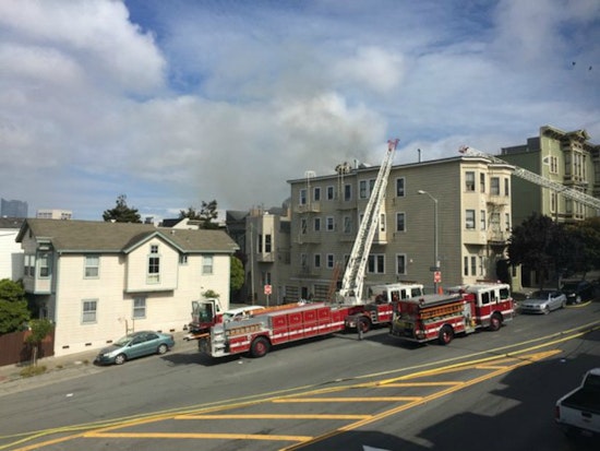 2-Alarm Fire Breaks Out At Webster & Ivy In Hayes Valley