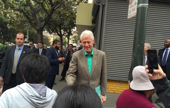 Bill Clinton Makes Surprise Morning Visit To Chinatown Bakery