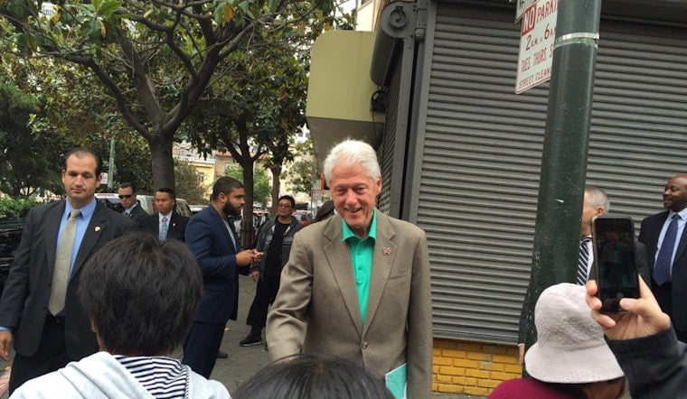 Bill Clinton Makes Surprise Morning Visit To Chinatown Bakery