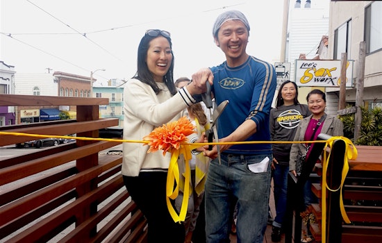 Parkside's First Parklet Debuts At Rolling Out Cafe On Taraval