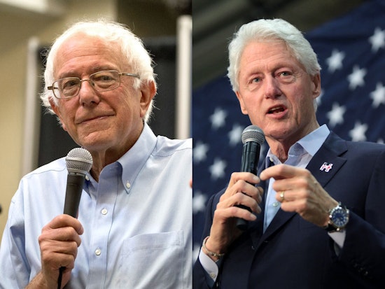Bernie Sanders And Bill Clinton To Campaign Around The City Today