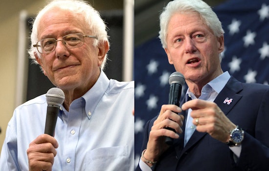 Bernie Sanders And Bill Clinton To Campaign Around The City Today