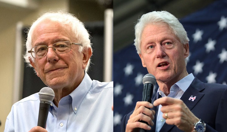 Bernie Sanders And Bill Clinton To Campaign Around The City Today