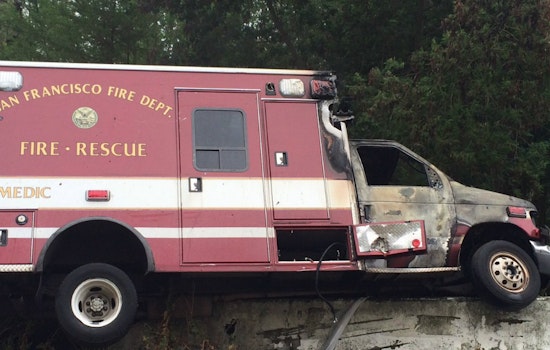 Ambulance Stolen From Tenderloin Crashes On Treasure Island Exit