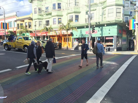 Castro Rainbow Crosswalk Replacement Delayed Until After Pride