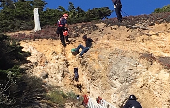 SFFD Saves Man On Cliff In Rescue Near Cliff House