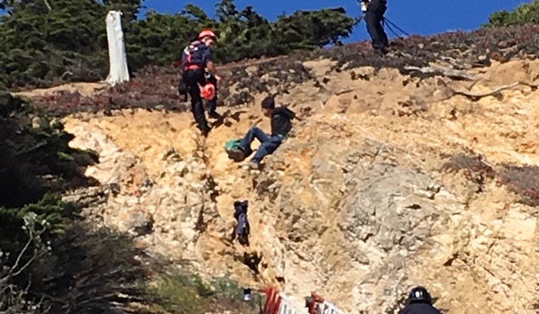 SFFD Saves Man On Cliff In Rescue Near Cliff House