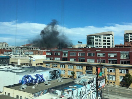 Rooftop BBQ Sparks Fire In SoMa