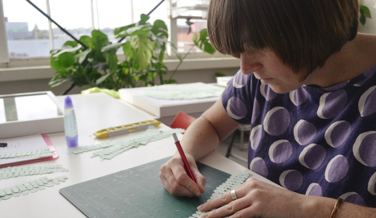 Layered Paper, Vinyl Art Headlines New Show At Western Relics