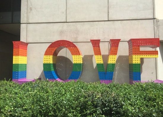 Tomorrow: Celebrate Rainbow LOVE Sculpture Unveiling At Grand Hyatt