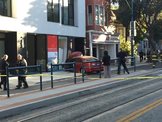 Hit & Run Suspect Crashes At Duboce And Fillmore, Reportedly In Custody [Updated]