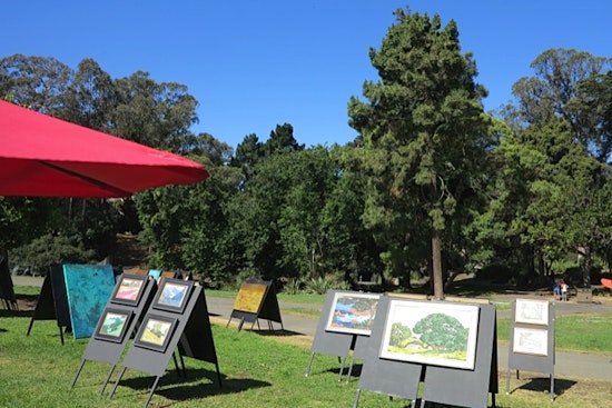 Open-Air Art Exhibition Now Appearing Around Alvord Lake