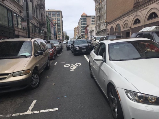 Golden Gate Avenue Bike Lane Installed, But Is It Safe For Cyclists?
