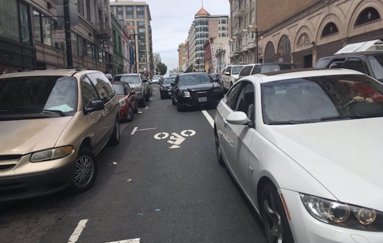 Golden Gate Avenue Bike Lane Installed, But Is It Safe For Cyclists?