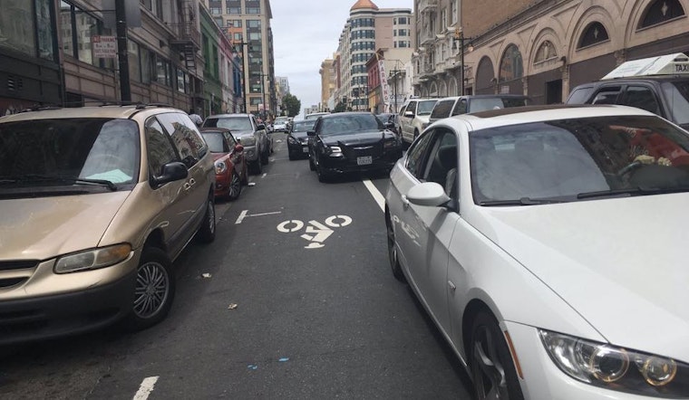 Golden Gate Avenue Bike Lane Installed, But Is It Safe For Cyclists?