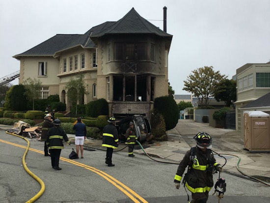 1 Killed After Car Crashes Into Seacliff Home, Causing Fire [Updated]