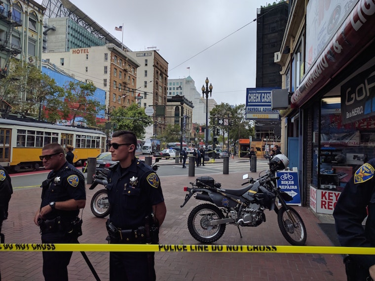 Armed Suspect In Custody After 3-Hour Standoff At Jones & Market [Updated]