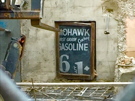 Piece Of Gasoline History Uncovered At Harding Theater Construction Site