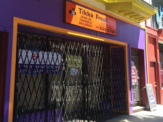 Yet Another Change Of Hands For Indian Restaurant At 1668 Haight St.