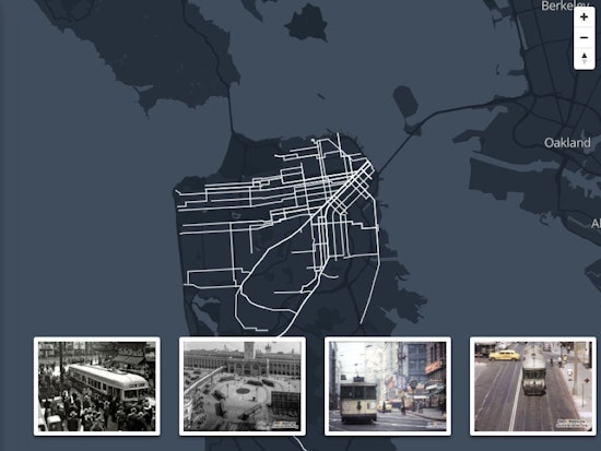 New Interactive Map Shows Historic Streetcar Routes Of San Francisco's Past