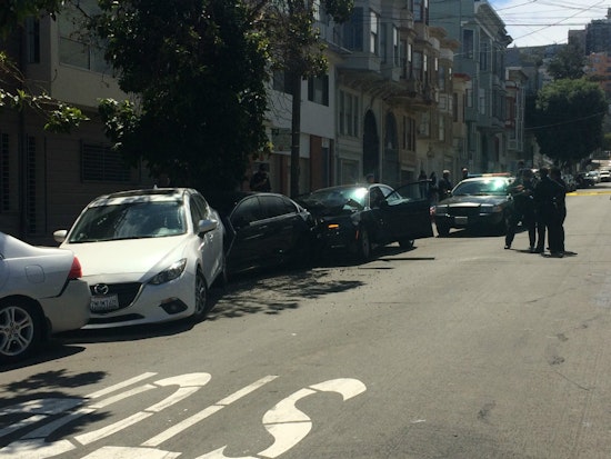Robbery Suspects Crash Stolen Vehicle In North Beach