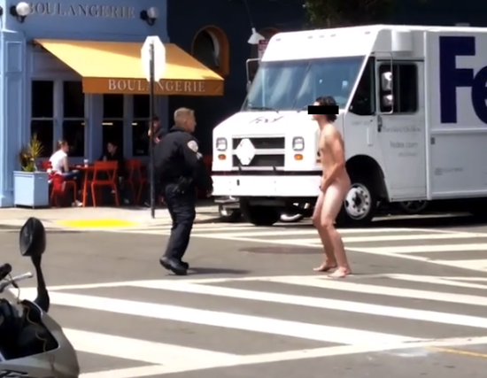 Naked Man Causes Disturbance, Grapples With Police In Midday Hayes Valley Incident