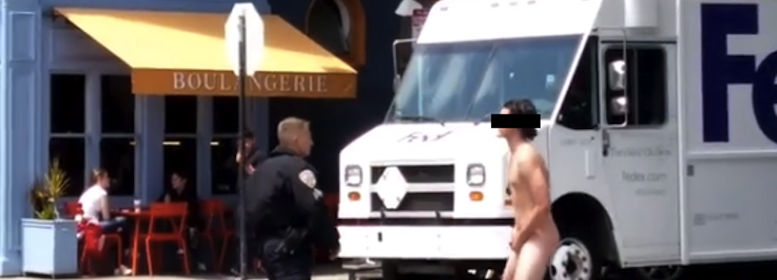 Naked Man Causes Disturbance, Grapples With Police In Midday Hayes Valley Incident