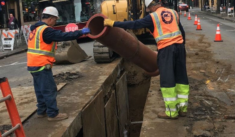 Another gas line rupture shuts down Haight Street block
