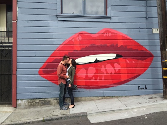 Fnnch Paints New Mural In North Beach, Opines On State Of SF Street Art